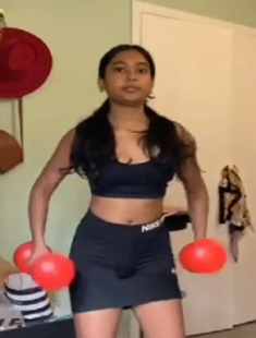 Desi Girl Doing Exercise With Full Nude