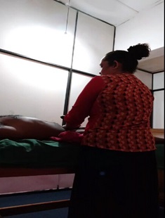 Massage Parlour Girl Giving Handjob
