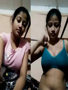 Desi Girl Changing Cloth Self Recorded