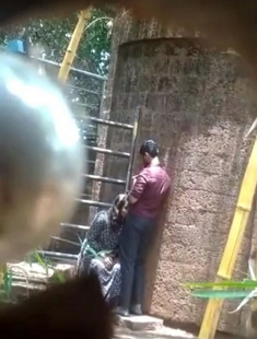 Desi Couple Giving Blowjob In Park Outside