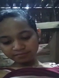 Village Girl Pressing Boobs Hardly