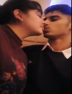 Desi Young Couple Enjoying In Cafe Kissing & HandJob