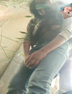 Indian Lovers Outdoor Boob Press Viral Mms